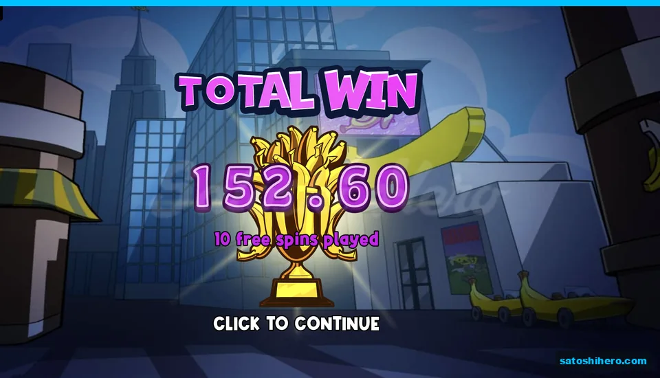 Total win screen shows 152.60
