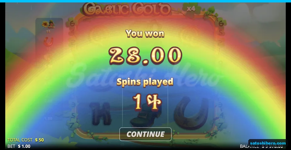 Collect screen reports total win $28.00