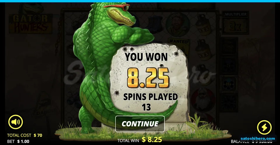 YOU WON 8.25 after bought round
