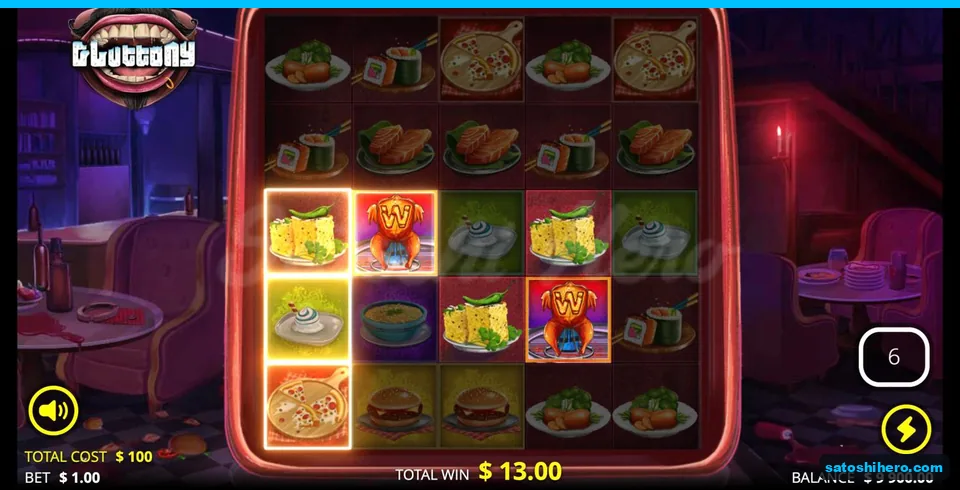 Two Wild Pots land with $13.00 showing