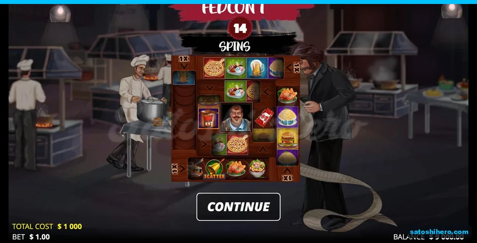 FEDCON 1 intro announces fourteen spins around the diner