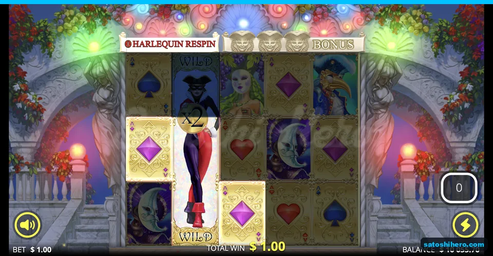 x2 Wild walking while reels respin