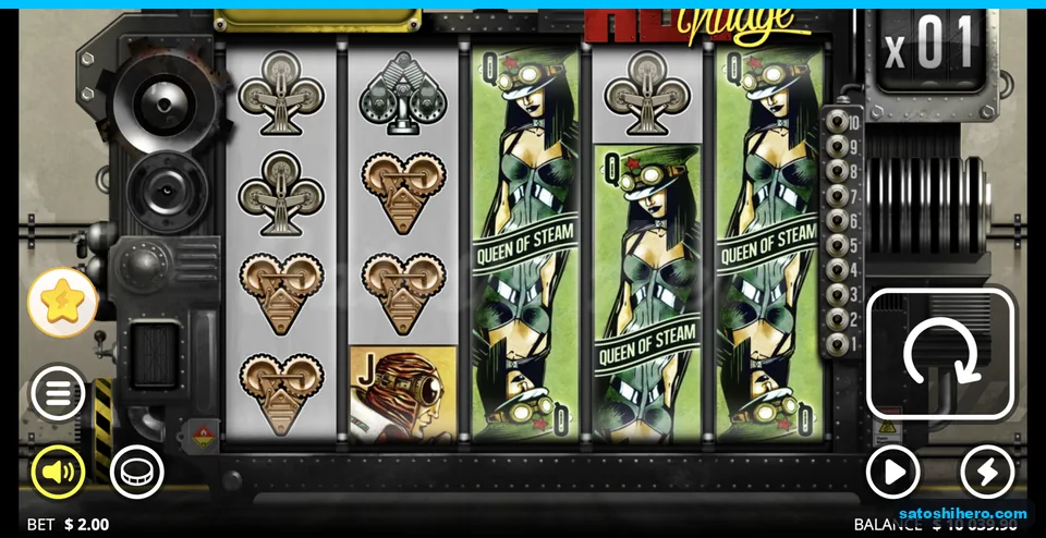 Queen cards fill all five reels
