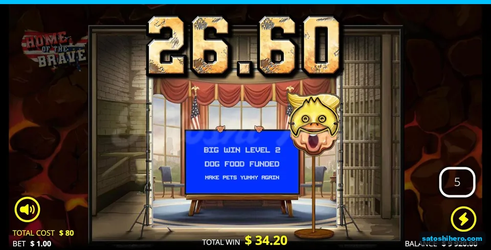 Big Win Level 2 banner pays $26.60
