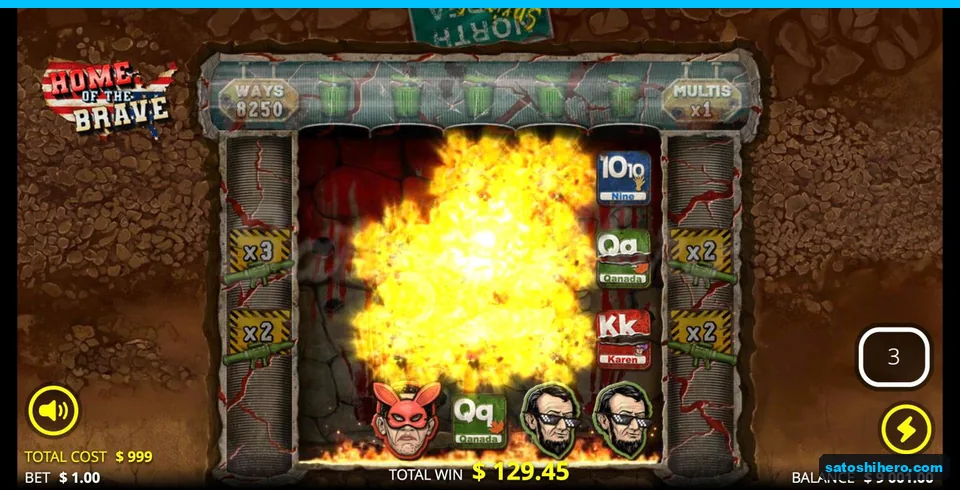 xBomb blast clears grid at 8,250 ways