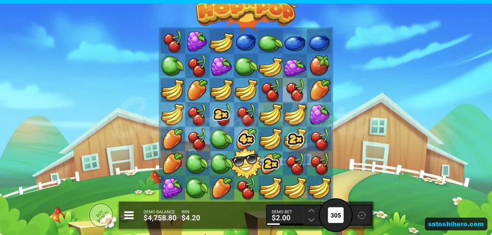 Grid win showing $4.20 and badges