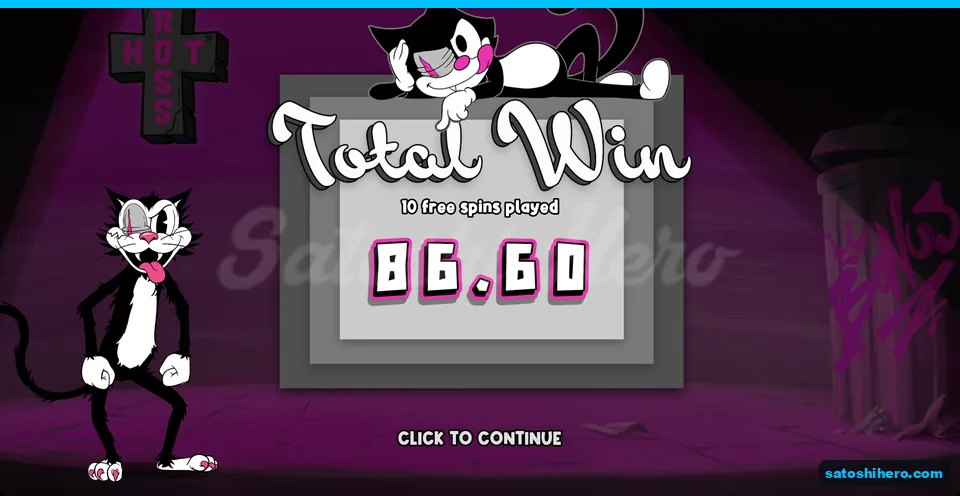 Total win screen shows eighty-six sixty
