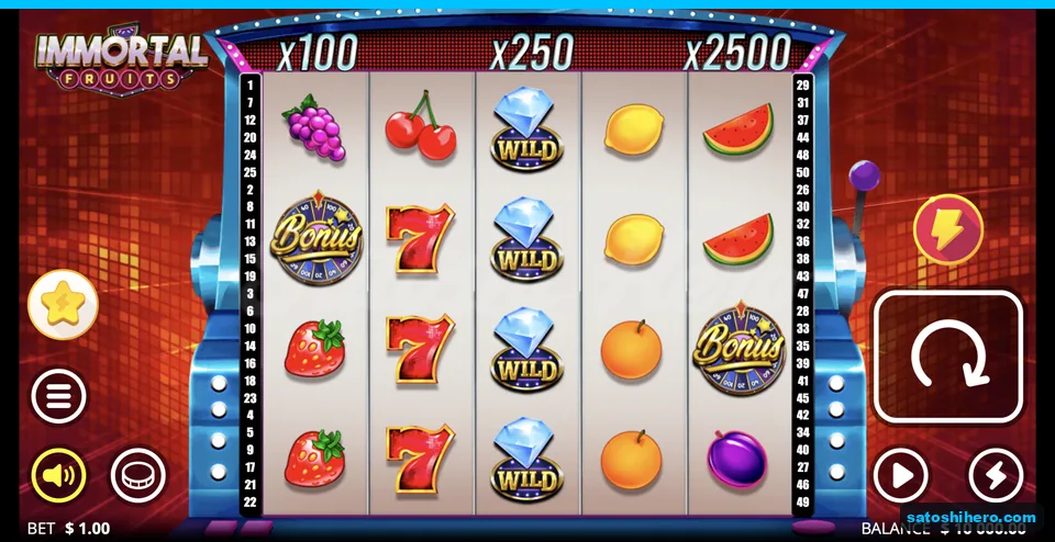 Diamond wild stack fills the middle reel