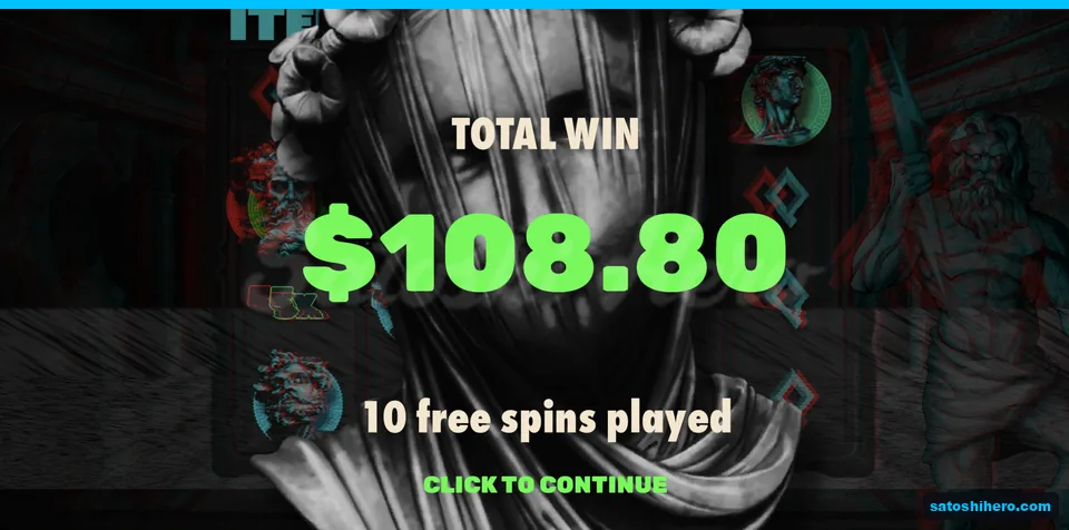Total win screen showing $108.80 payout