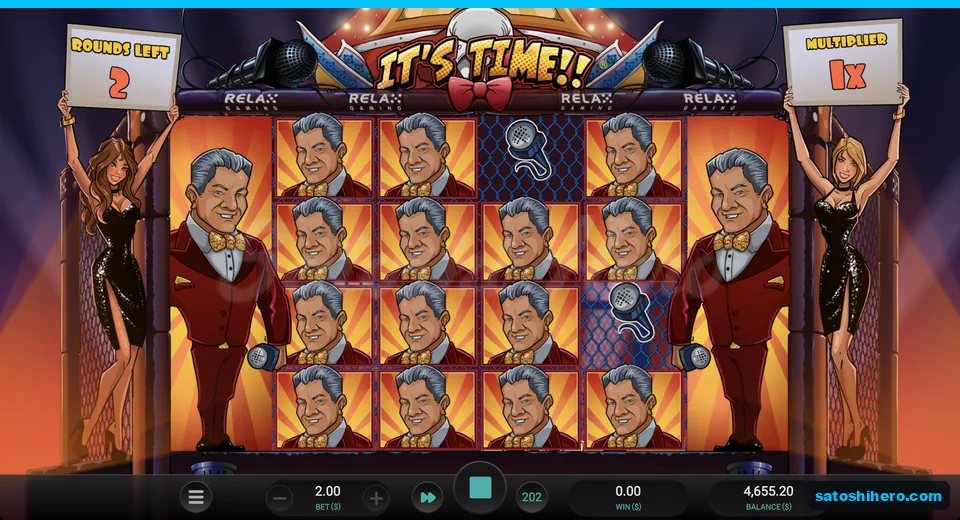 Sticky announcer symbols nearly fill the grid