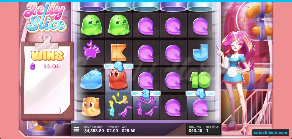 Purple Q jellies with Slicers active