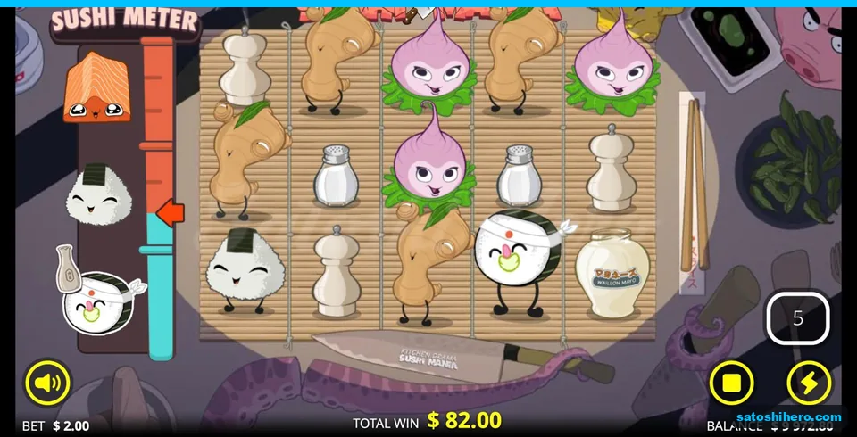 Soy Sushi Wilds with level one meter