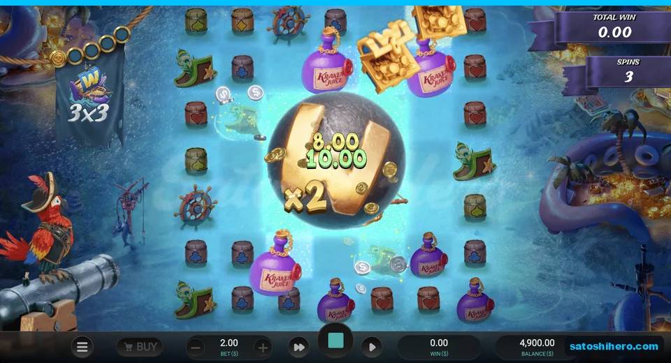 Ship Wild expanded at x2 during bought spins