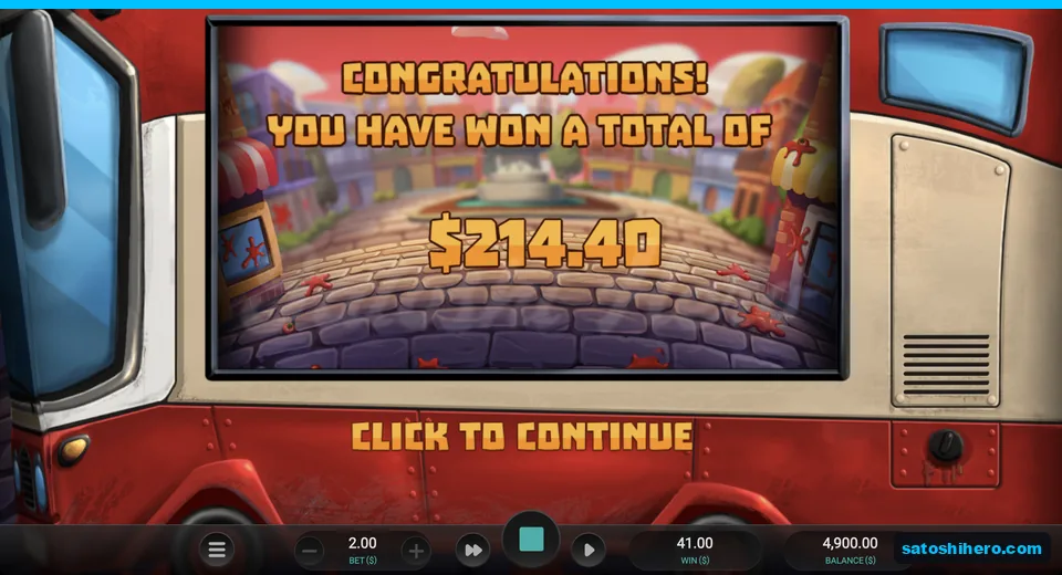 Collect card shows a $214.40 payout