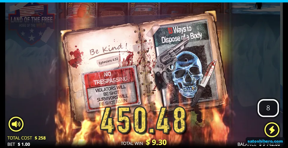 Big-win book shows 450.48 chain