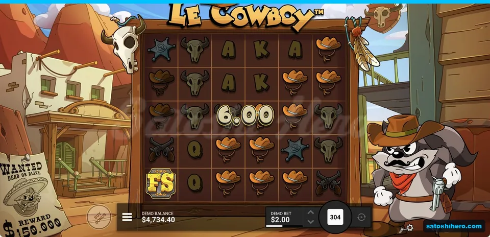 Cowboy hats connect for a $6.00 win