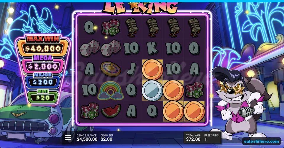Sticky coins sit beside a rainbow