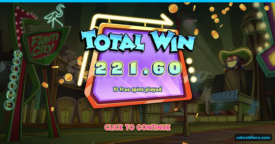 Total win screen shows $221.60 payout