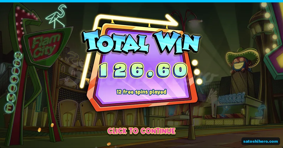 Total win screen shows $126.60 payout