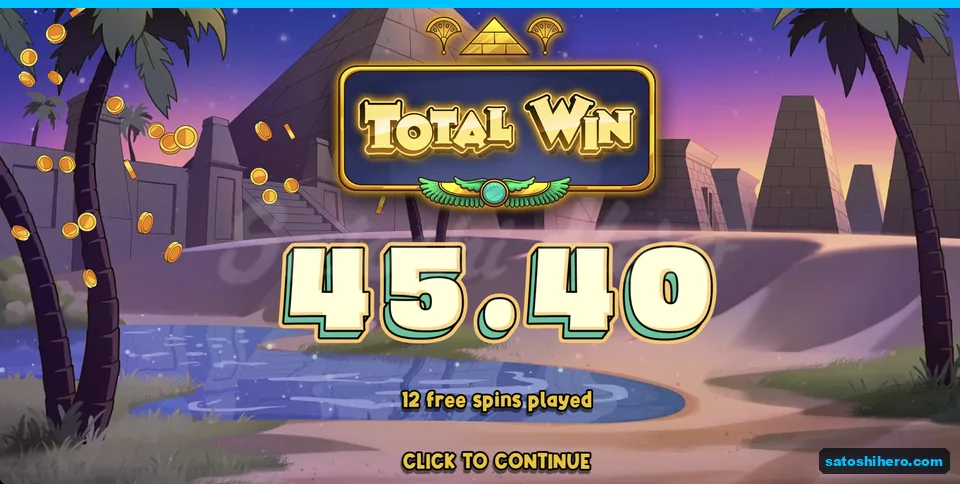 Total Win screen shows 45.40 dollars