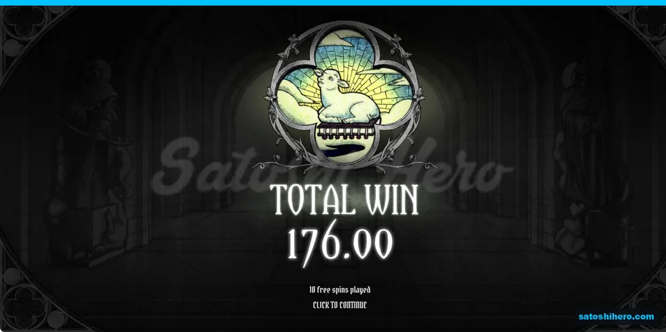 Total Win screen shows $176.00
