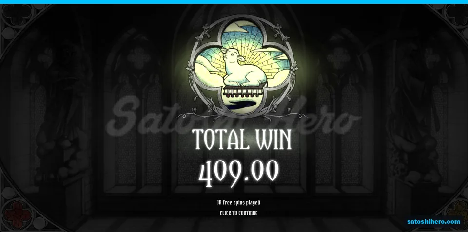 Total Win screen shows $409.00