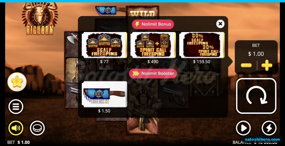 Lightning menu lists four feature prices