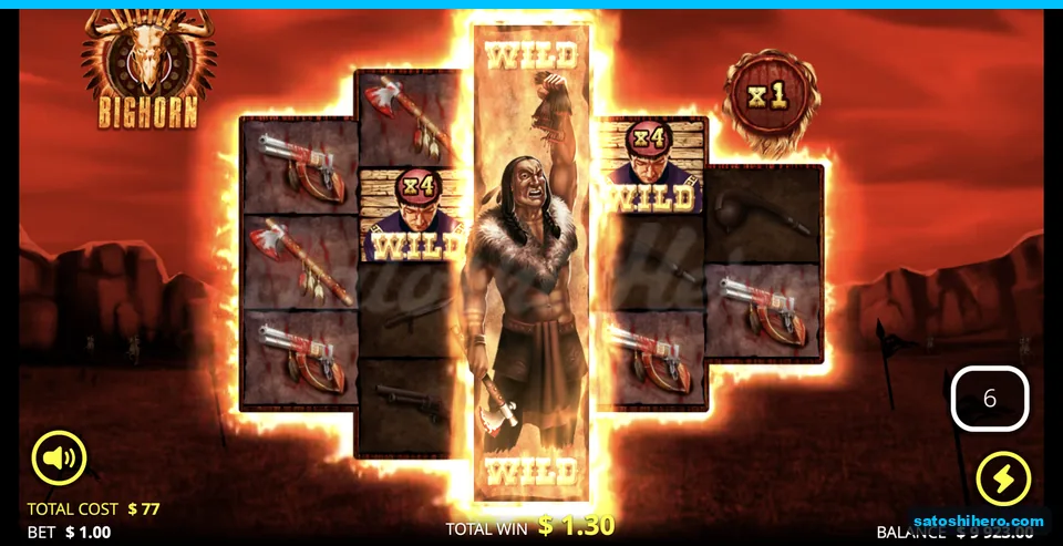 Scalp Wild fills reel with x4 soldiers