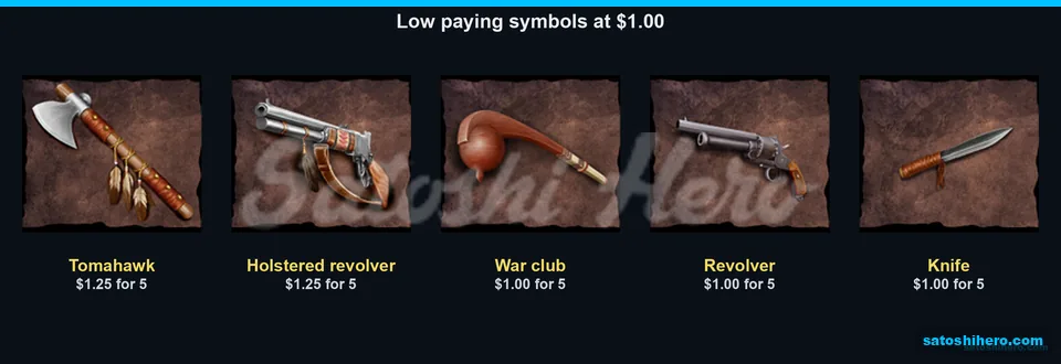 Tomahawk revolver and knife pay values