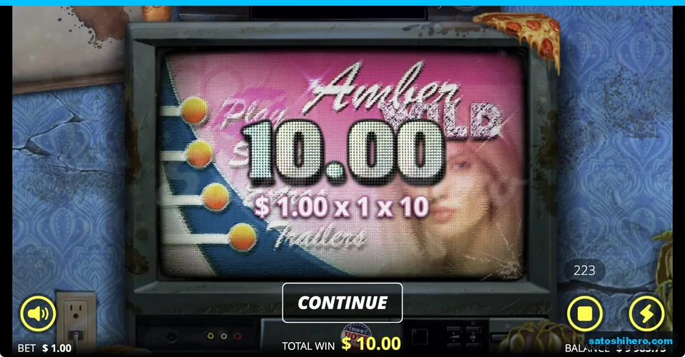 Corner result shows ten dollar payout