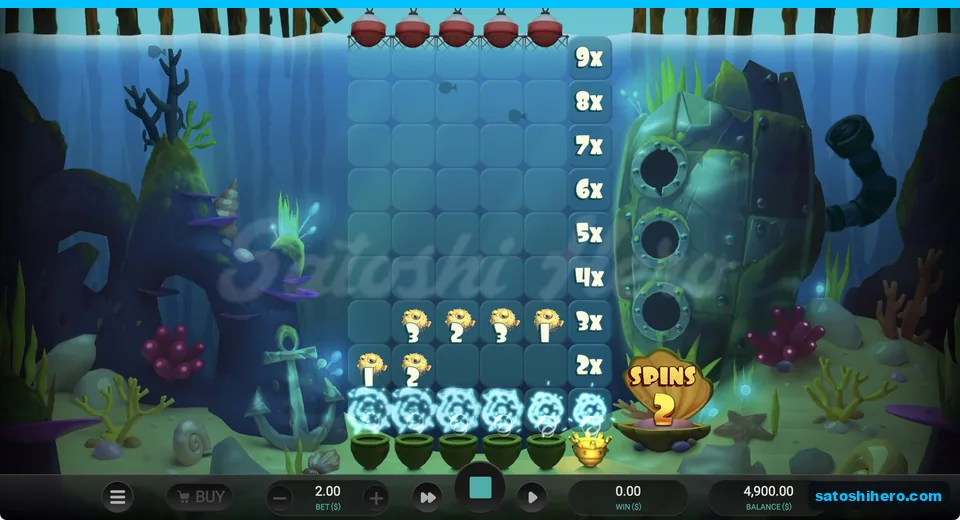 Fish values sit low on bonus board