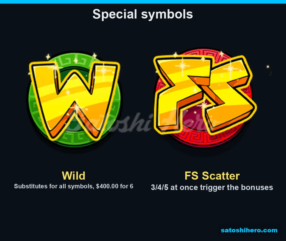 Wild disc and FS scatter on paytable