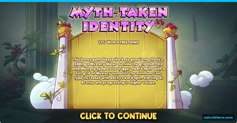 Intro card explains Mystery Meter reward