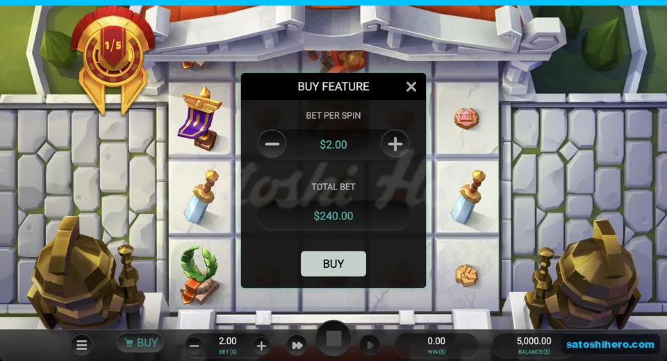 Buy panel shows two dollar stake and total