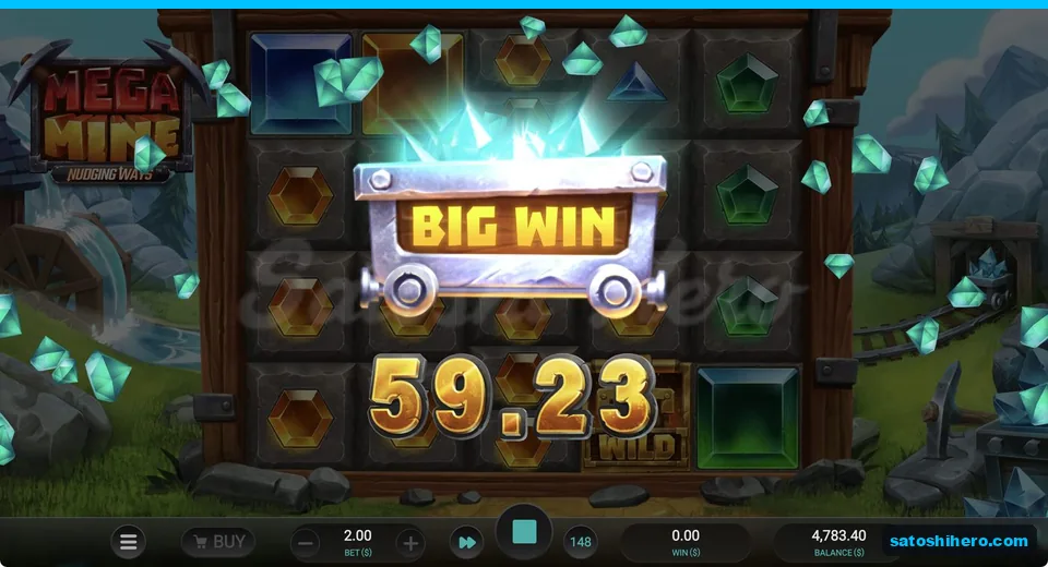 Orange gems count up a $75.60 win