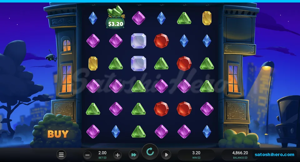 Emerald cluster collected into a $3.20 loot bag