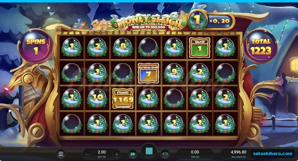 Eternal Gatherer holds 1,169 coins