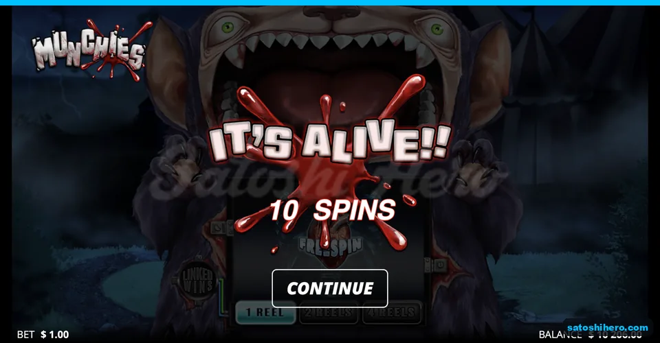 Organic Bonus opens 10 Spins splash