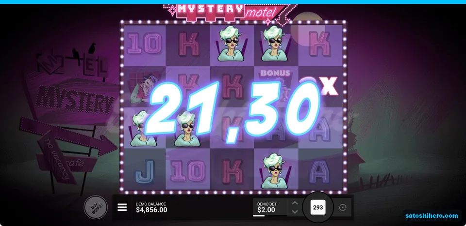Blue-haired guests connect with a multiplier win