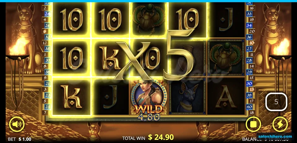 Tens and Wild connect with multiplier at x5