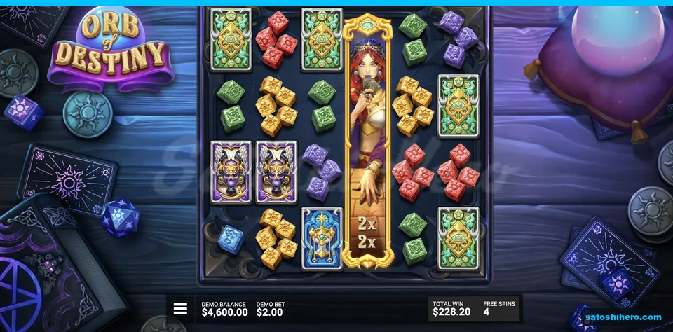 Lady Fortune reels with $228.20 banked