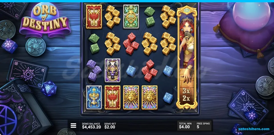 Lady Fortune reels hold 3x and 2x