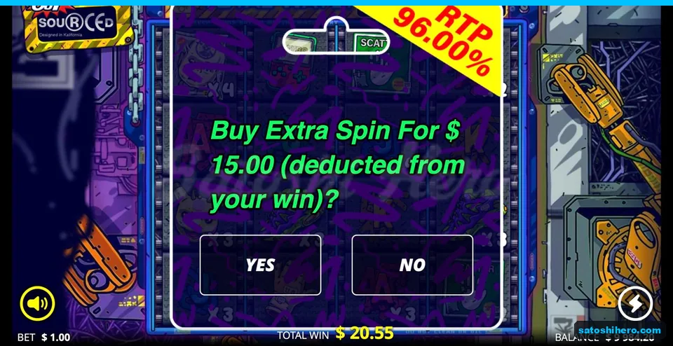 Extra Spin offer asks for fifteen dollars