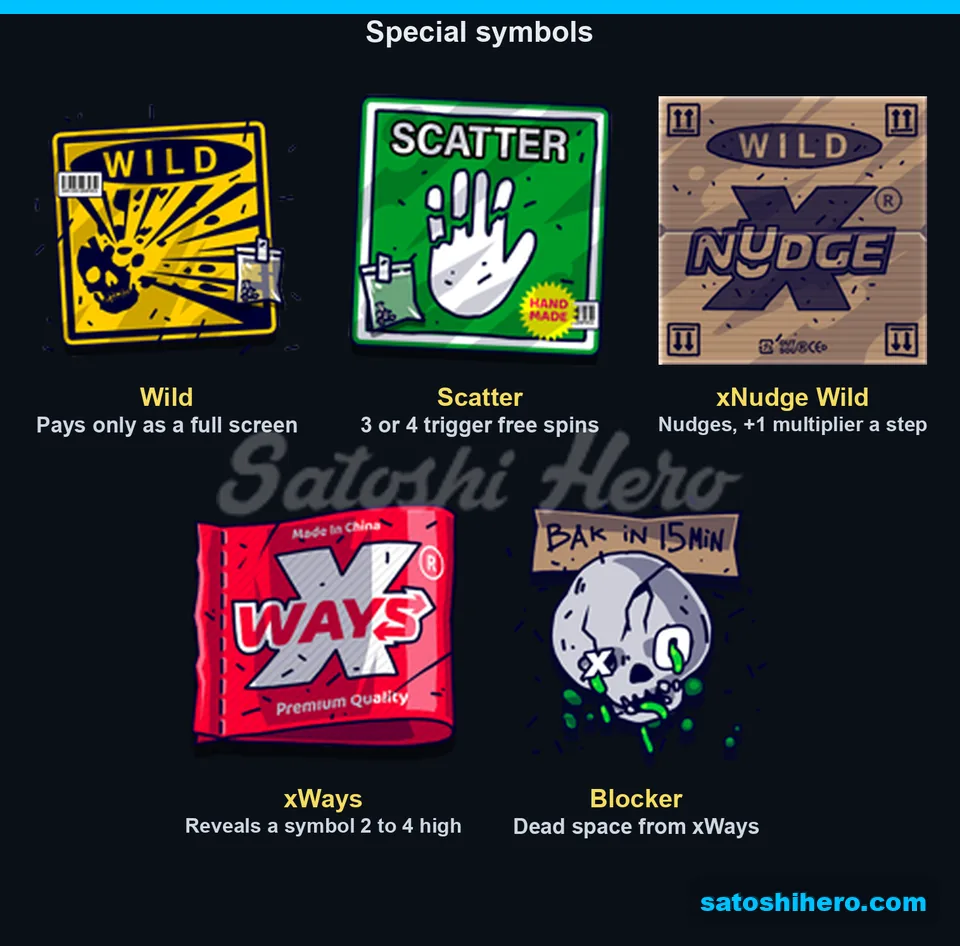 Wild Scatter xNudge and xWays symbols