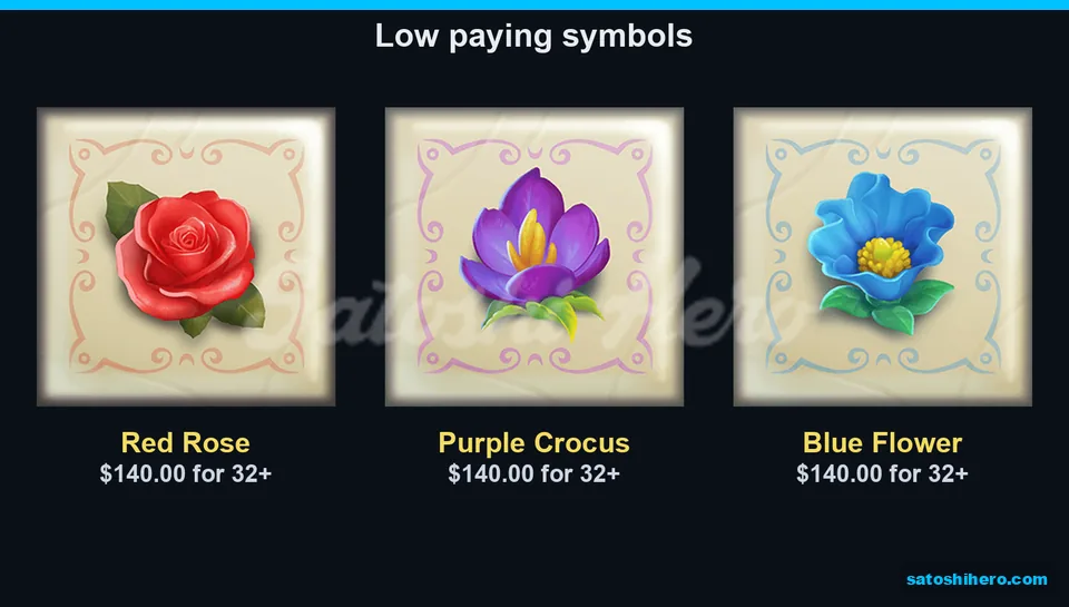 Garden flowers fill the low-pay table
