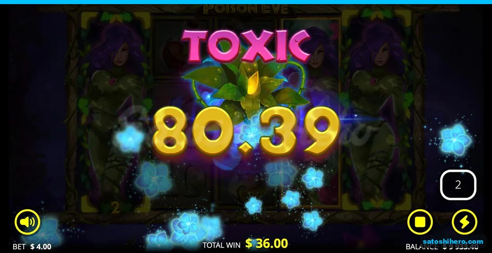 TOXIC banner over stacked witch reels