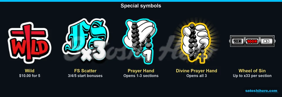 Wild scatter hand symbols and wheel slots