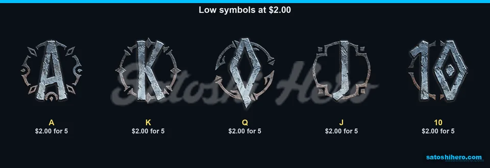 Carved runes show matching low pay values