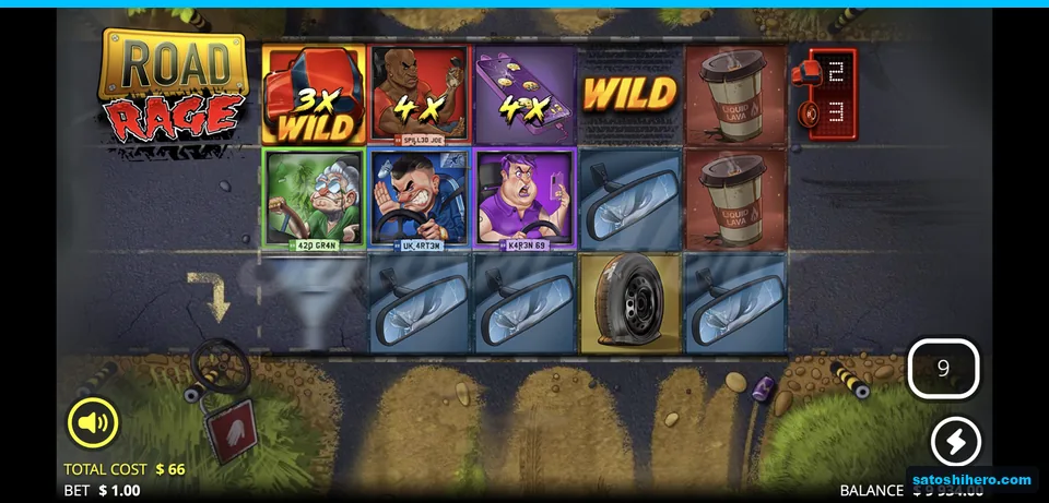Sticky red car and 4x symbols