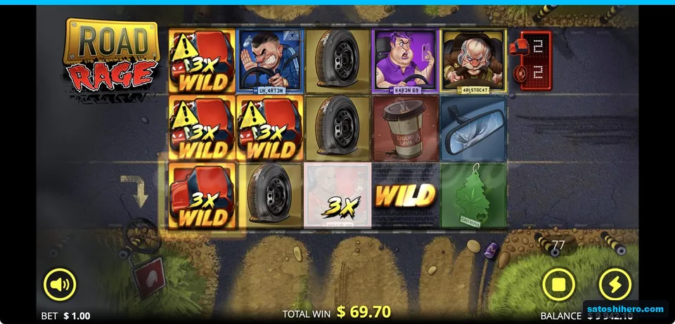 Sticky red cars show 3x Wilds